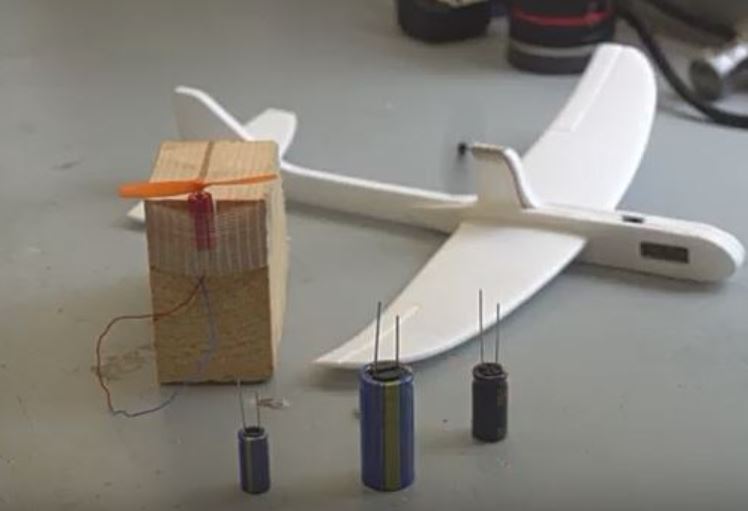 Supercapacitor Rocket made with Hy-Cap 3V