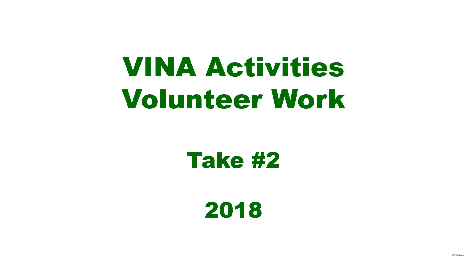 [Volunteer work] Stories of the 2nd half 2018