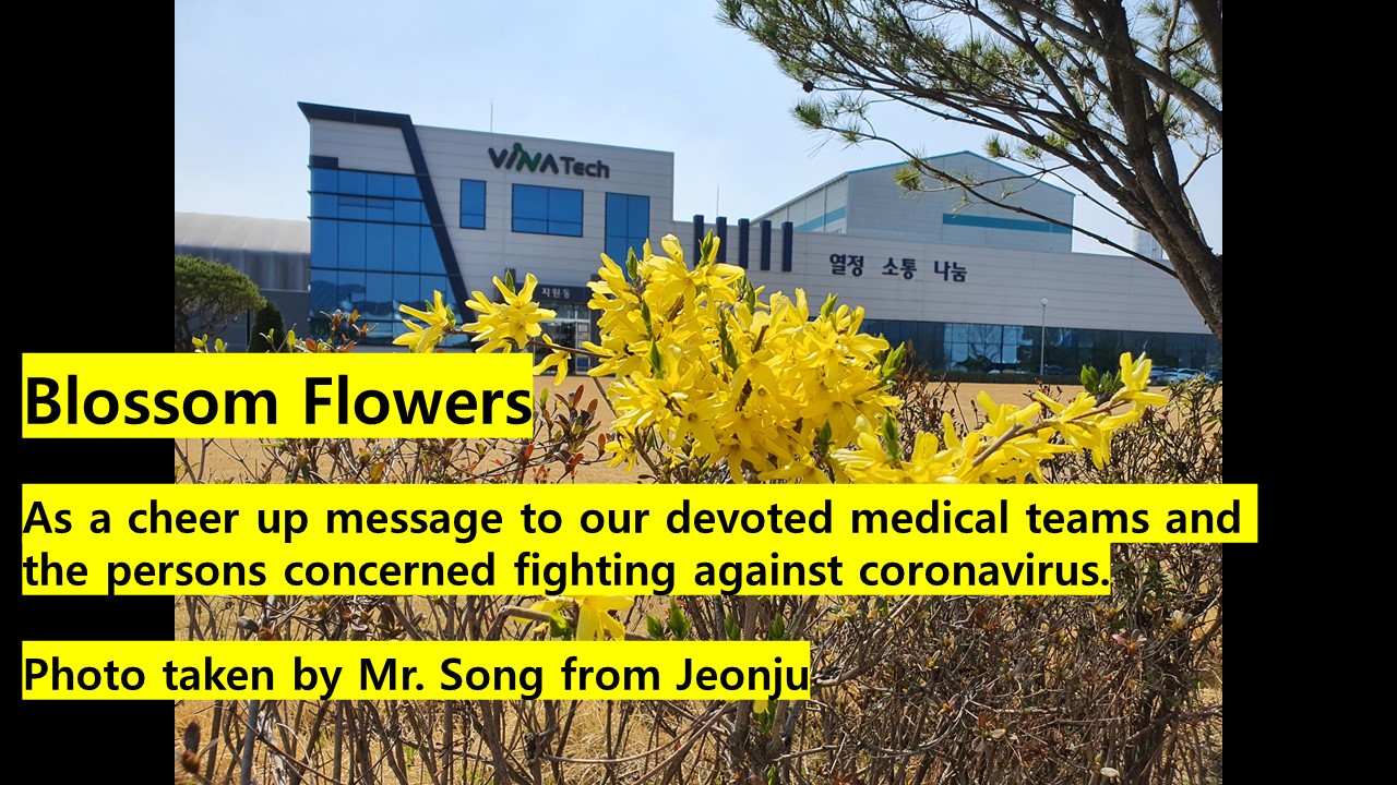At VINATech Spring Comes and blooms to cheer us up